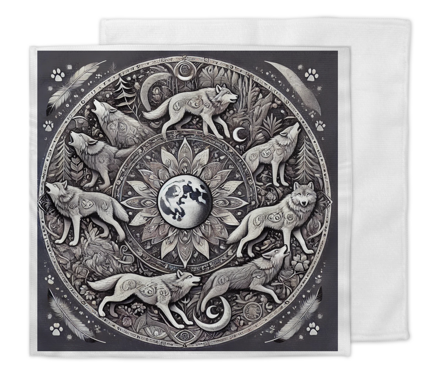 Lunar Wolf Altar Cloth