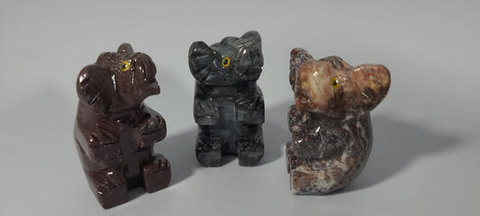 Small Soapstone Animal-Baby Elephant