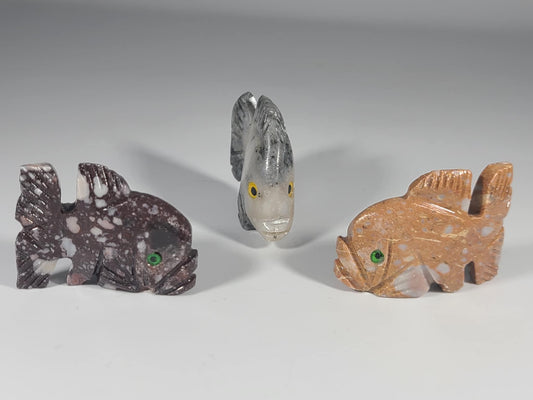 Small Soapstone Animal-Fish