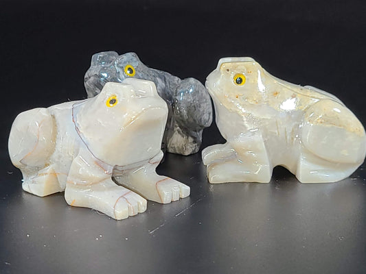 Small Soapstone Animal-Frog