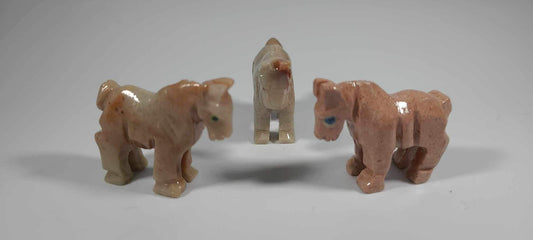 Small Soapstone Animal-Horse