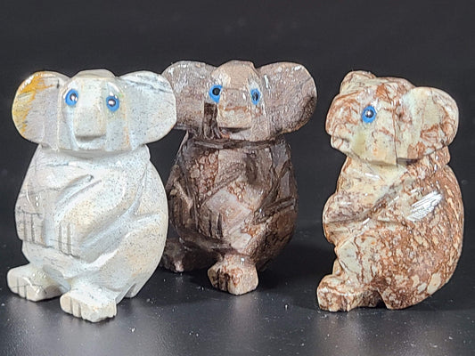 Small Soapstone Animal-Koala