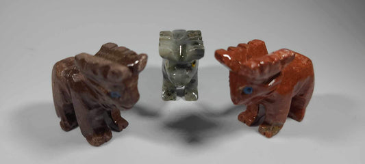 Small Soapstone Animal-Moose