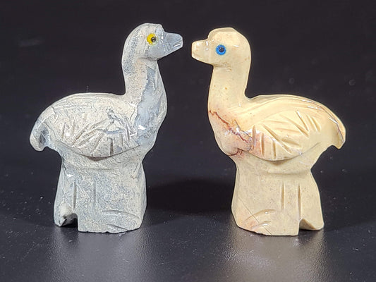 Small Soapstone Animal- Ostrich