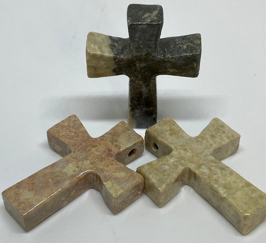 Small Soapstone Animal-Cross