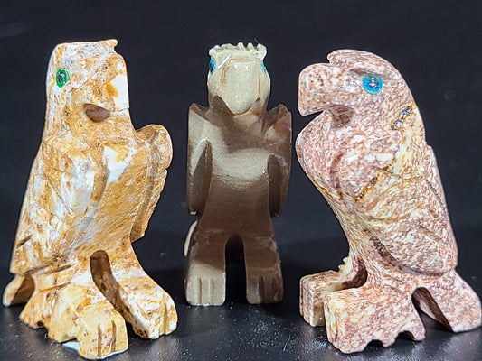 Small Soapstone Animal-Eagle