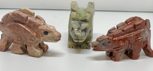 Small Soapstone Animal-Stegosaurus