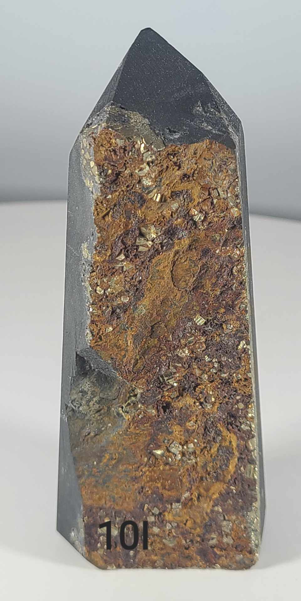 Pyrite in Shungite Tower 10I