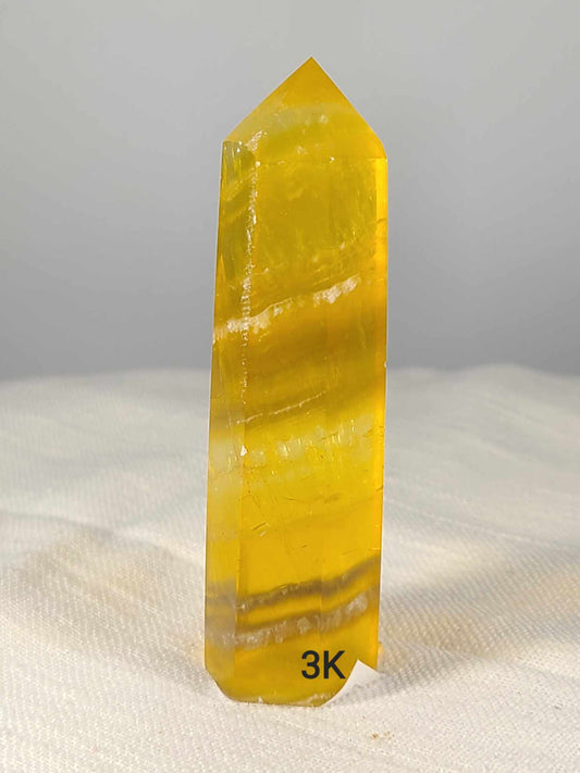 Yellow Fluorite Tower 3K