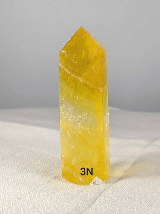 Yellow Fluorite Tower 3N