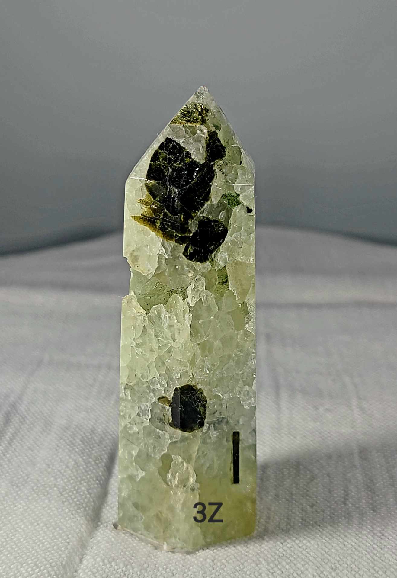 Epidoite In Prehnite Tower 3Z