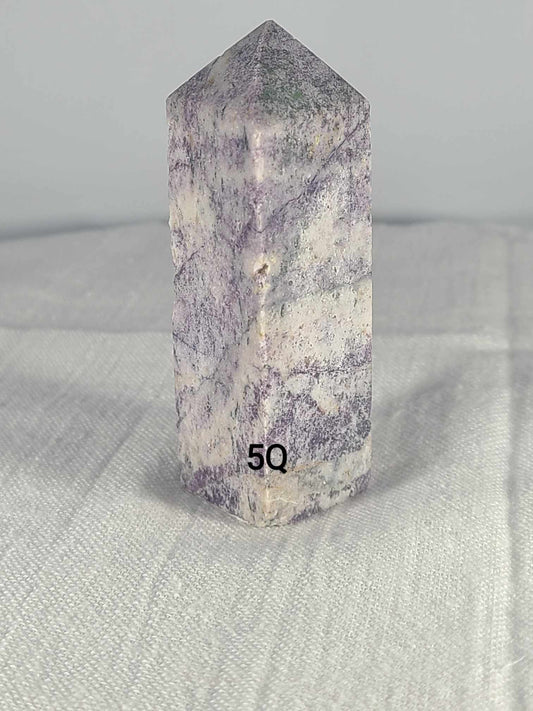 Purple Sphalerite Tower 5Q