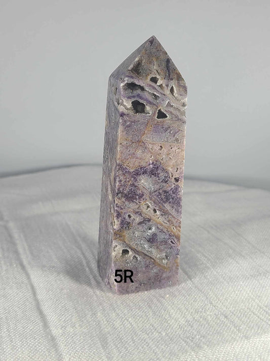 Purple Sphalerite Tower 5R