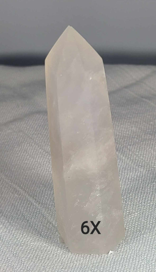 Blue Rose Quartz Tower 6X