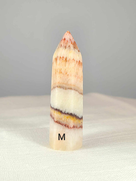 Tri-Color Calcite Tower M