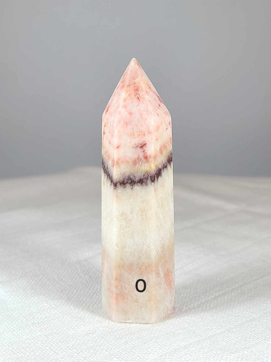 Tri-Color Calcite Tower O