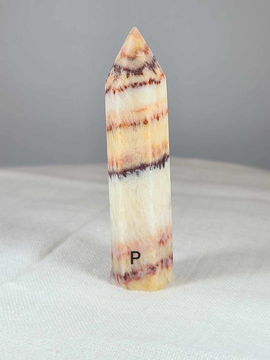 Tri-Color Calcite Tower P