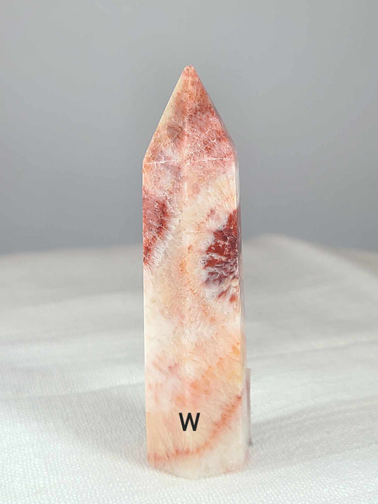 Tri-Color Calcite Tower W