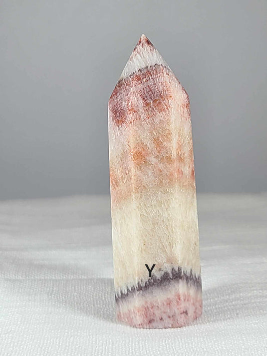 Tri-Color Calcite Tower Y