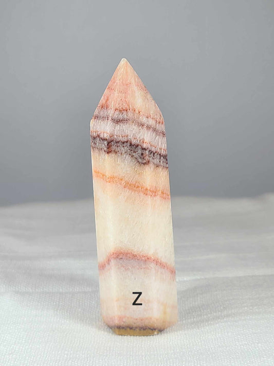 Tri-Color Calcite Tower Z